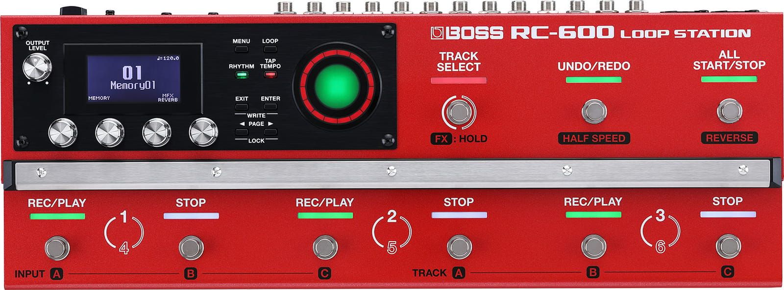 Boss RC-600 Loop Station 2021 - Present - Red
