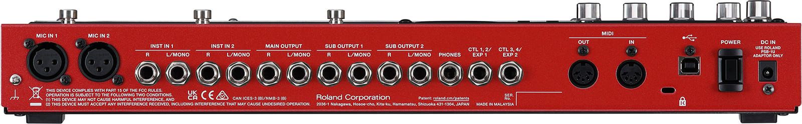 Boss RC-600 Loop Station 2021 - Present - Red - Image 3