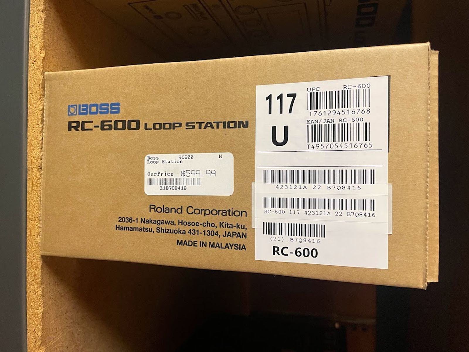 Boss RC-600 Loop Station 2021 - Present - Red - Image 4