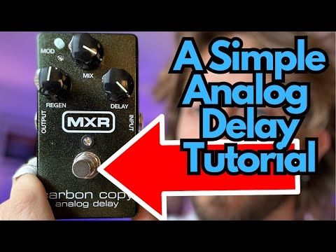 (Excellent Condition) MXR M169 Carbon Copy Analog Delay 2008 - Present - Green - Image 7