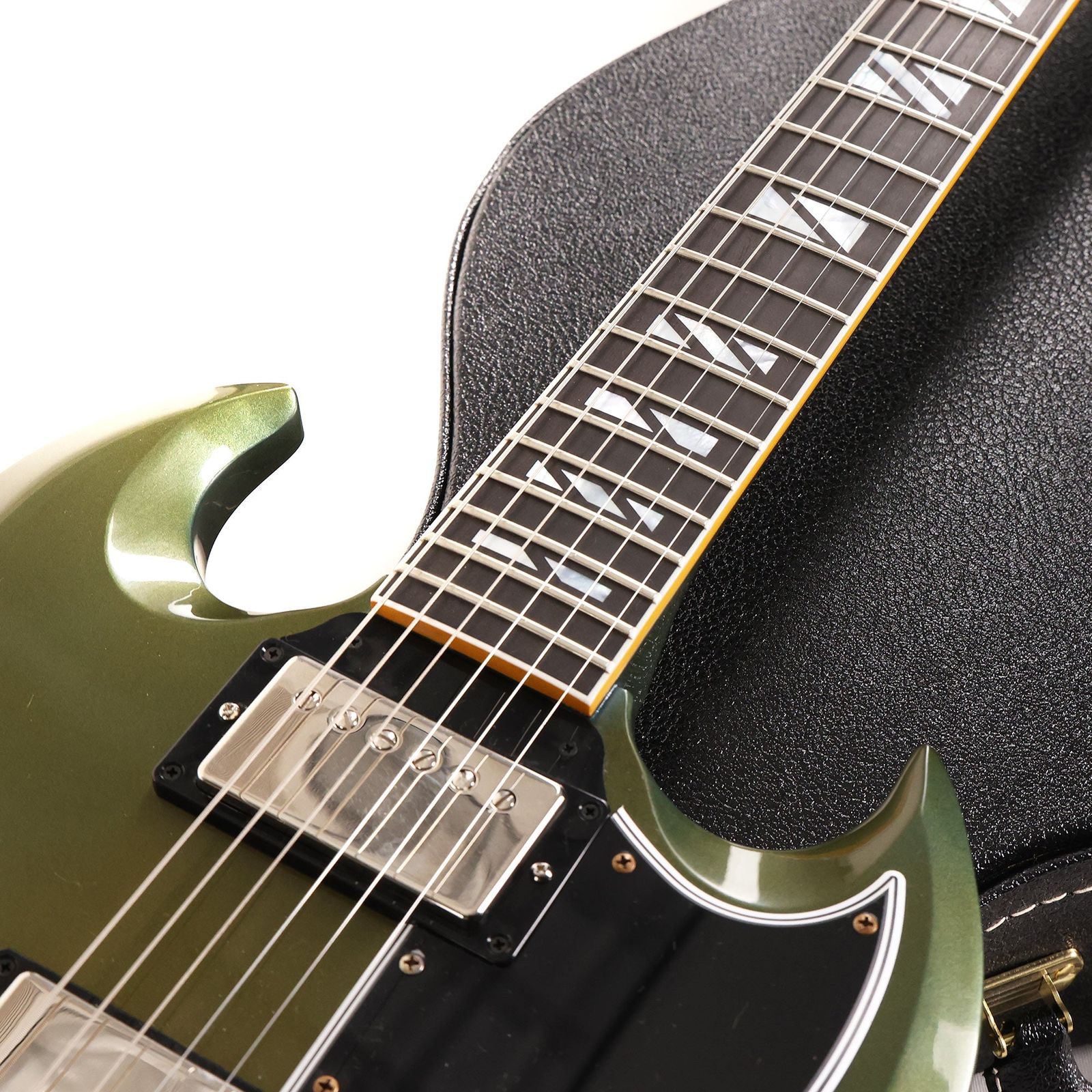 Gibson Custom Shop SG Custom Made 2 Measure VOS Heavy Antique Pelham Blue - Image 7