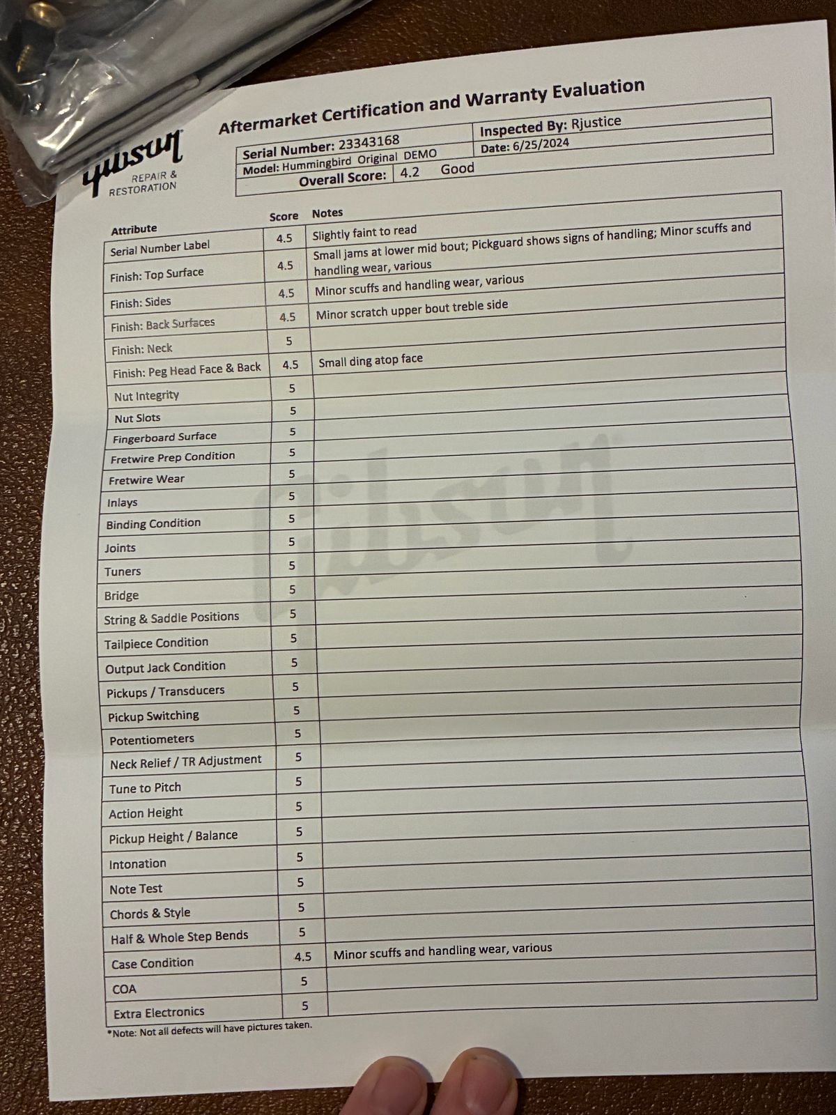 Gibson Hummingbird Original 2019 - 2024 - Antique Natural - Image 12