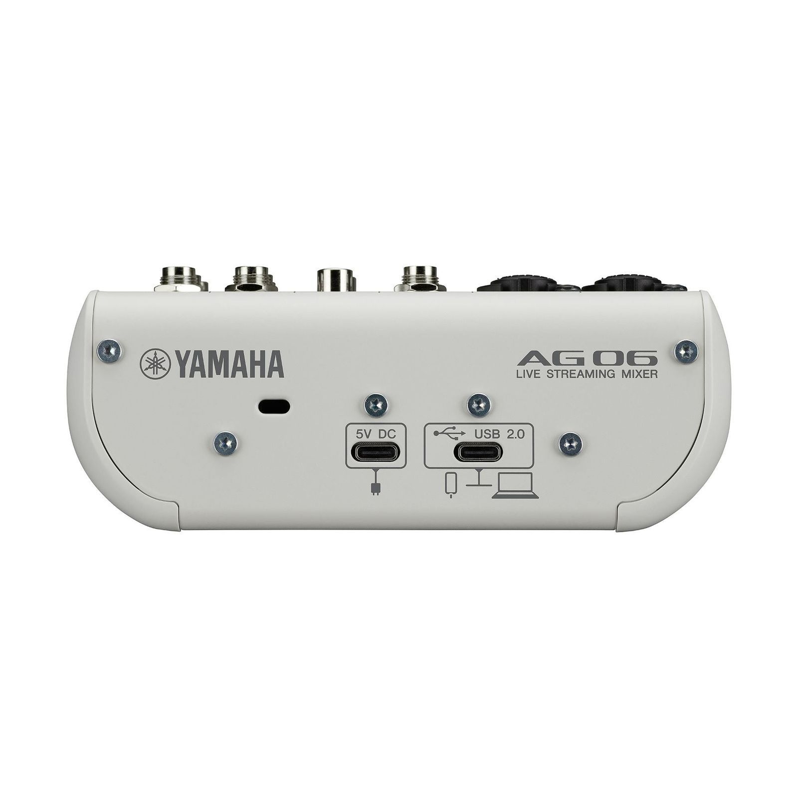 Yamaha AG06MK2 6-Channel Mixer USB Interface White - Image 3
