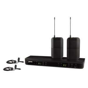 Shure BLX188E/CVL-K3E (606-630MHz), Wireless Dual Presenter System with two CVL Lavalier Microphones